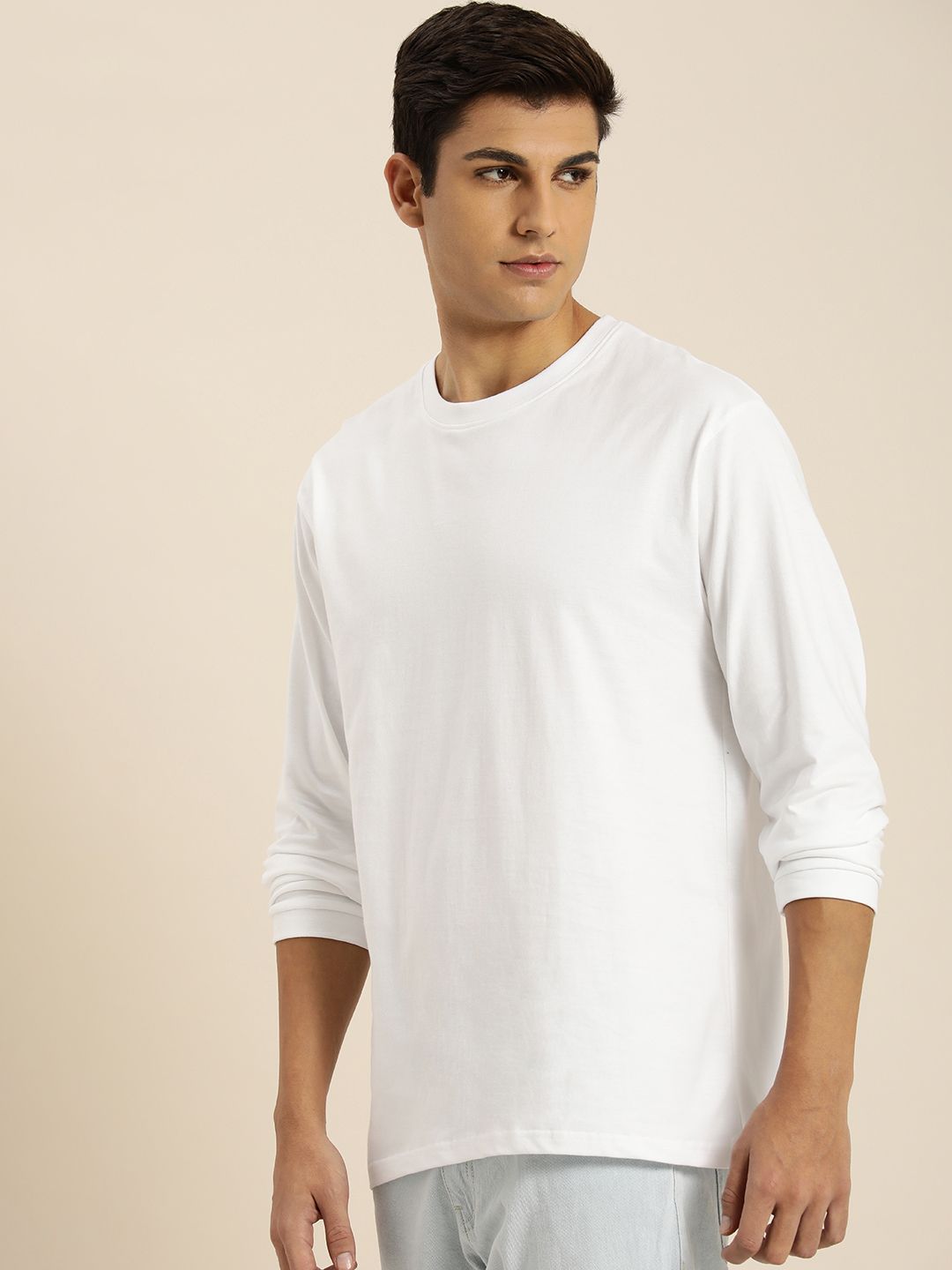 DILLINGER Men Solid Longline T-shirt