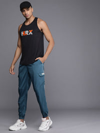 HRX by Hrithik Roshan Men Brand Logo Printed Badminton Rapid-Dry T-shirt