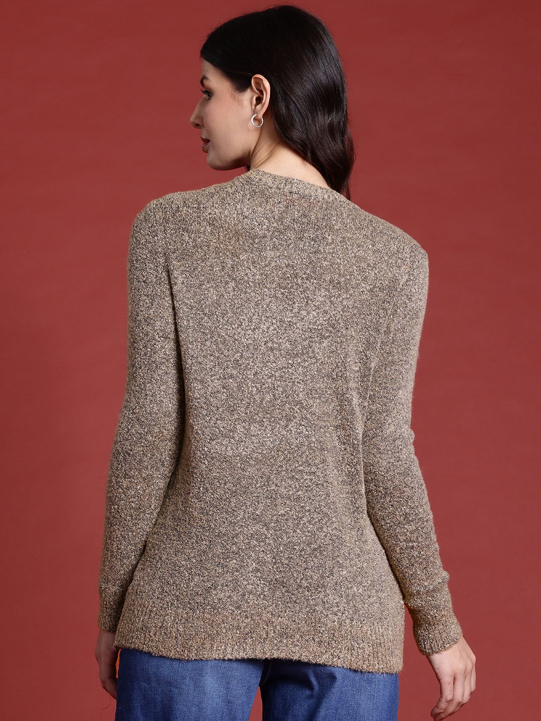 all about you Women Boucle Pullover Sweater