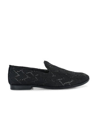 House of Pataudi Men Embellished Lightweight Mojaris