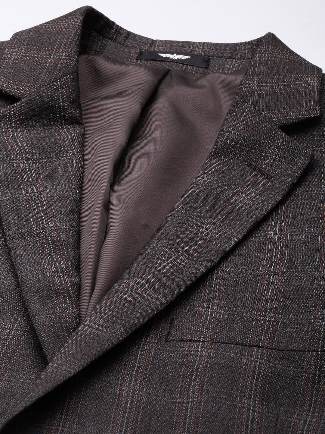 Park Avenue Checked Single Breasted Formal Blazer and Trouser