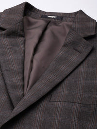 Park Avenue Checked Single Breasted Formal Blazer and Trouser