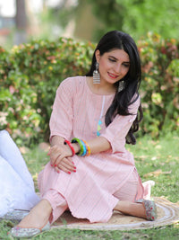 KALINI Women Striped Kurta with Trouser