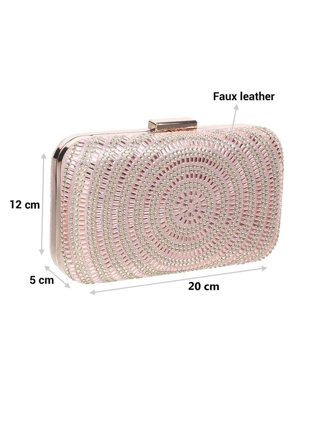 Metro Embellished Box Clutch
