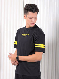 The Indian Garage Co Typography Printed Pure Cotton Regular Fit T-shirt