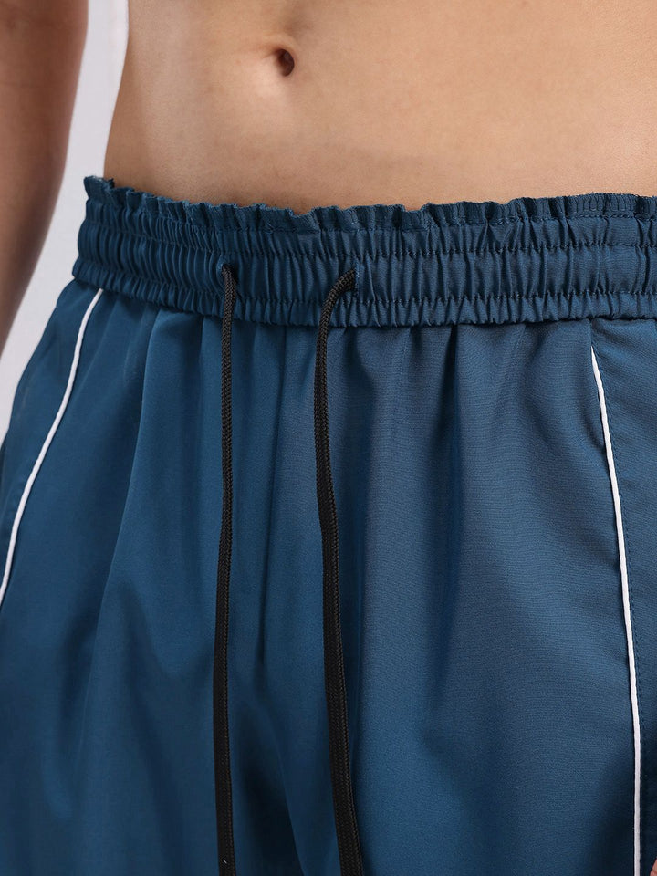 HRX by Hrithik Roshan Men Brand Logo Print Paneled Training Shorts