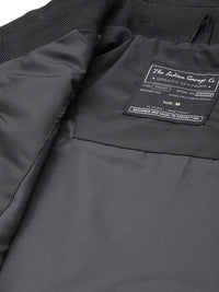 The Indian Garage Co Men Regular Fit Zip-Front Bomber Jacket