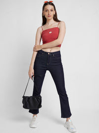 SPYKAR Women Elissa Bootcut High-Rise Clean Look Stretchable Jeans