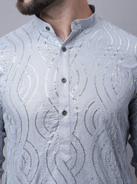 SOJANYA Regular Pure Cotton Kurta with Churidar & Nehru Jacket