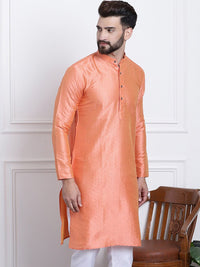 SOJANYA Kurta Lurus Kolar Mandarin Rekaan Tenun Geometrik