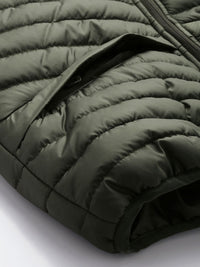 HRX by Hrithik Roshan Nature Therapy Rapid-Dry Antimicrobial Detachable Hood Padded Jacket