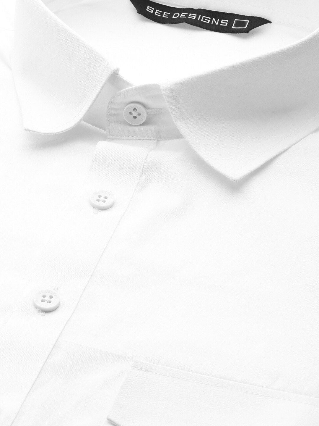 See Designs Men White Regular Pure Cotton Kurta with Pyjamas