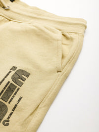 Being Human Printed Detail Pure Cotton Joggers