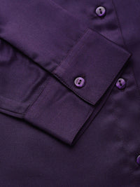 Style Quotient Satin Finish Spread Collar Formal Shirt