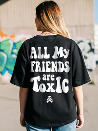 Bewakoof Typography Print Oversized T-shirt