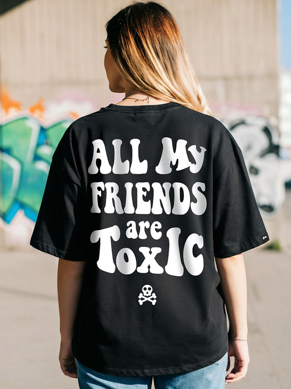 Bewakoof Typography Print Oversized T-shirt