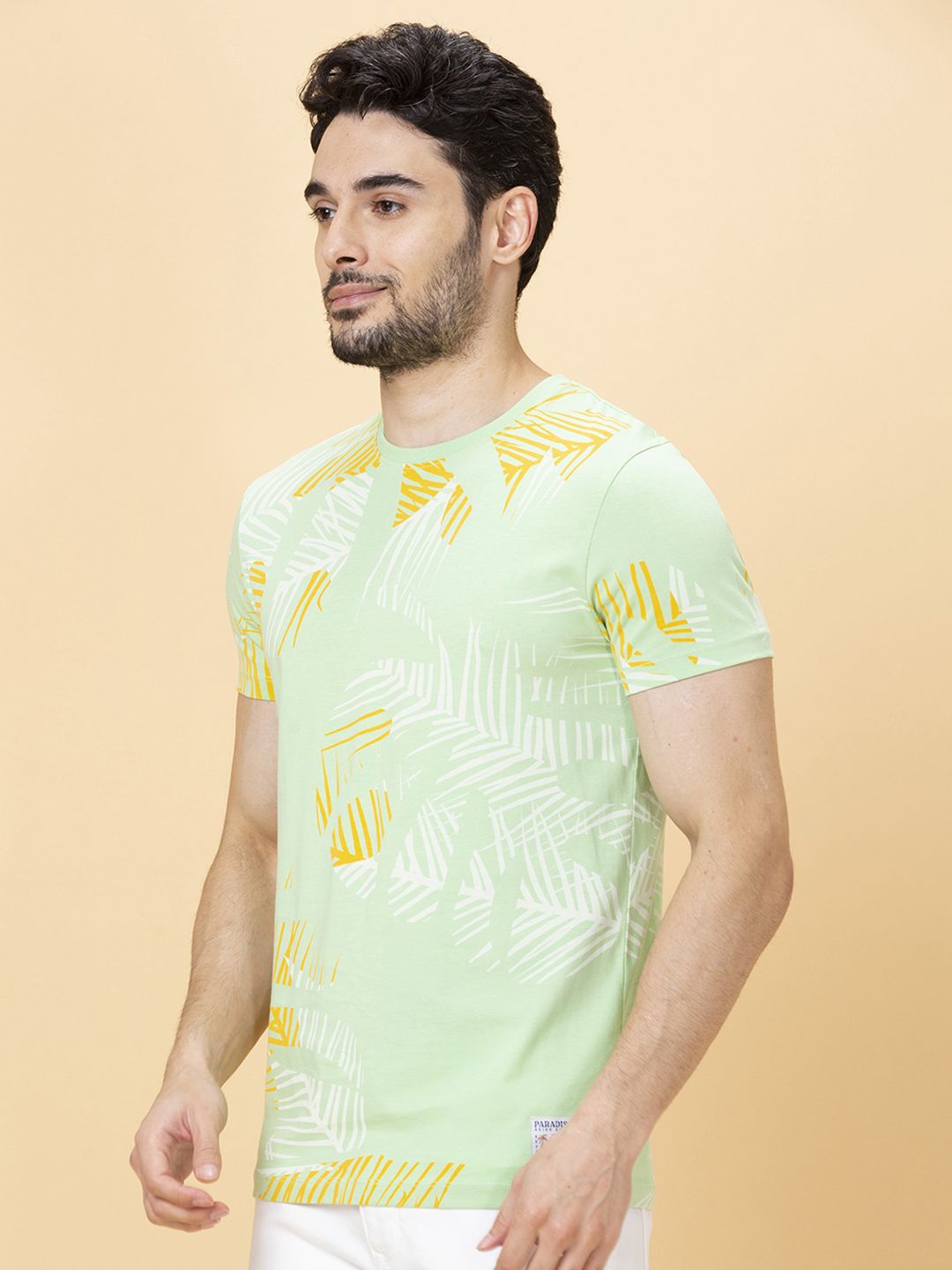 Being Human Men Round Neck Pure Cotton Printed T-shirt