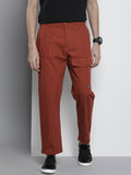 The Indian Garage Co Men Relaxed Fit Pure Cotton Chinos Trousers