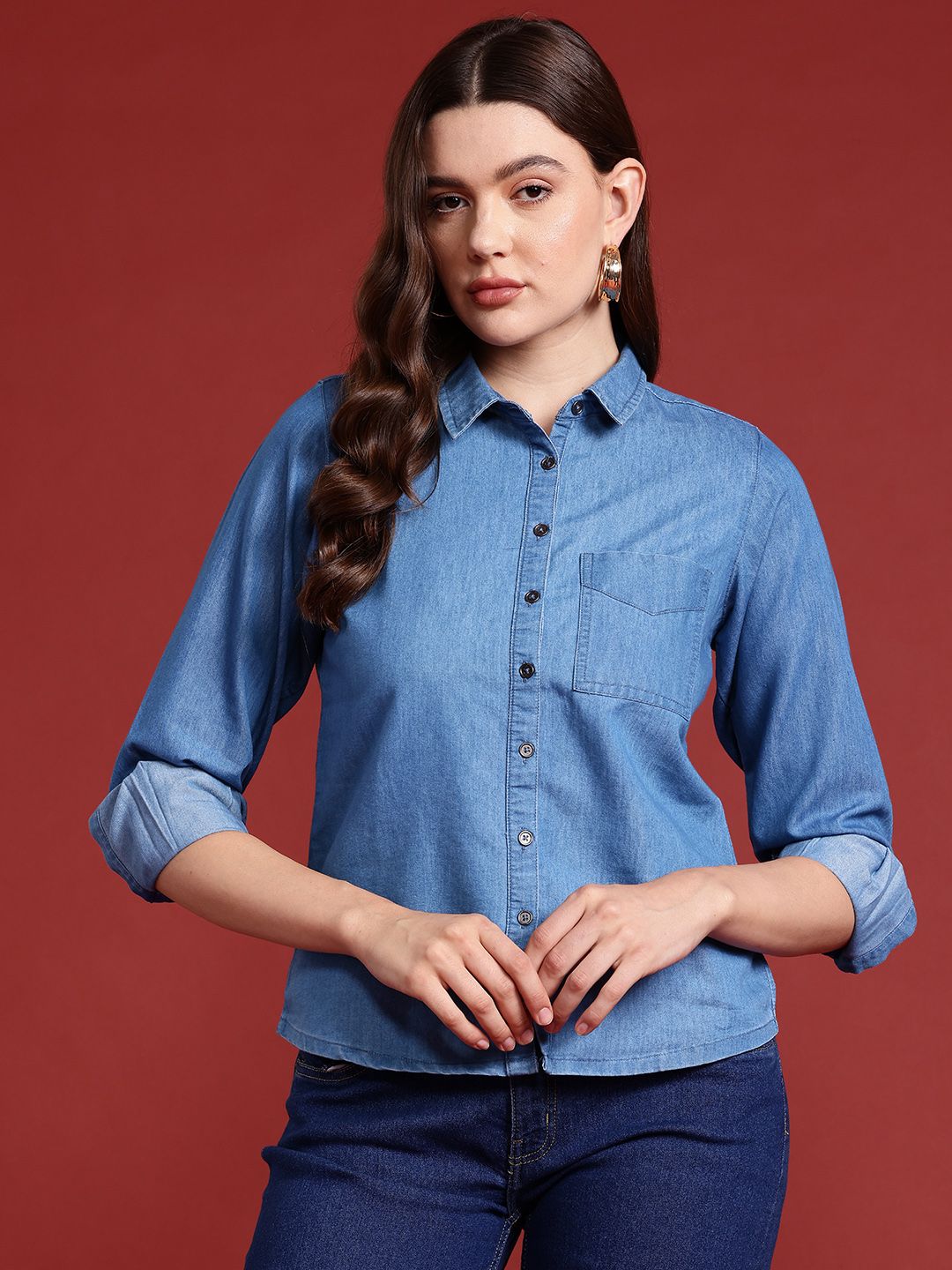 all about you Women Opaque Casual Shirt