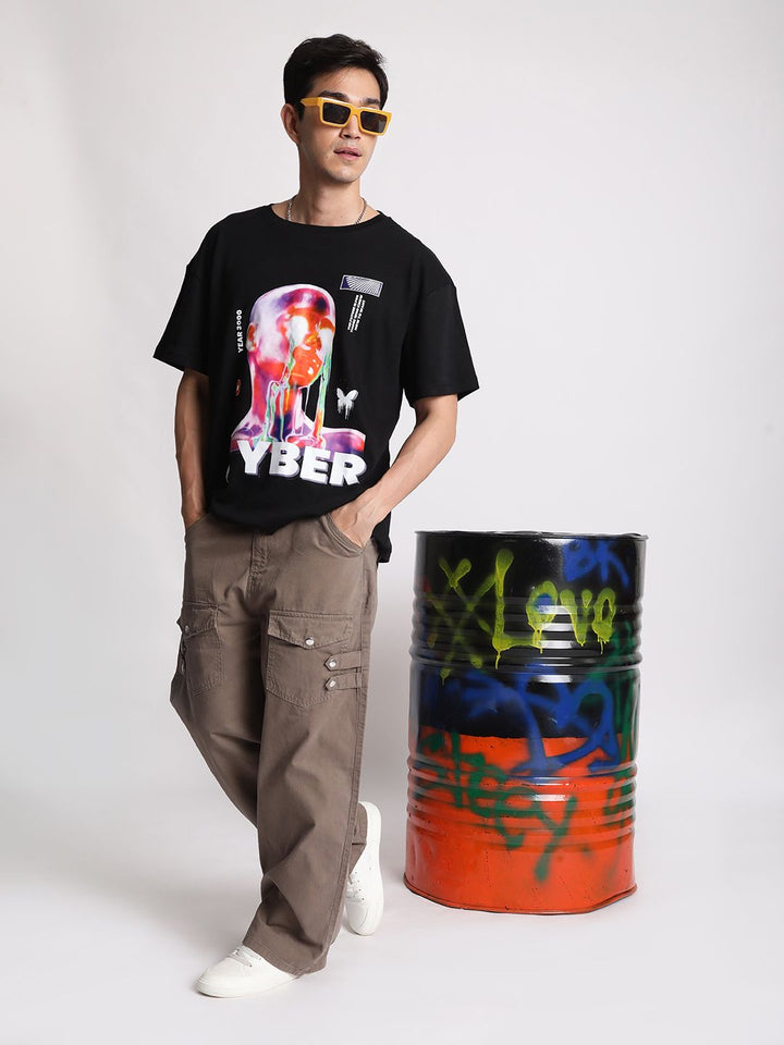 Bene Kleed Men Baggy Fit Cargos Trousers
