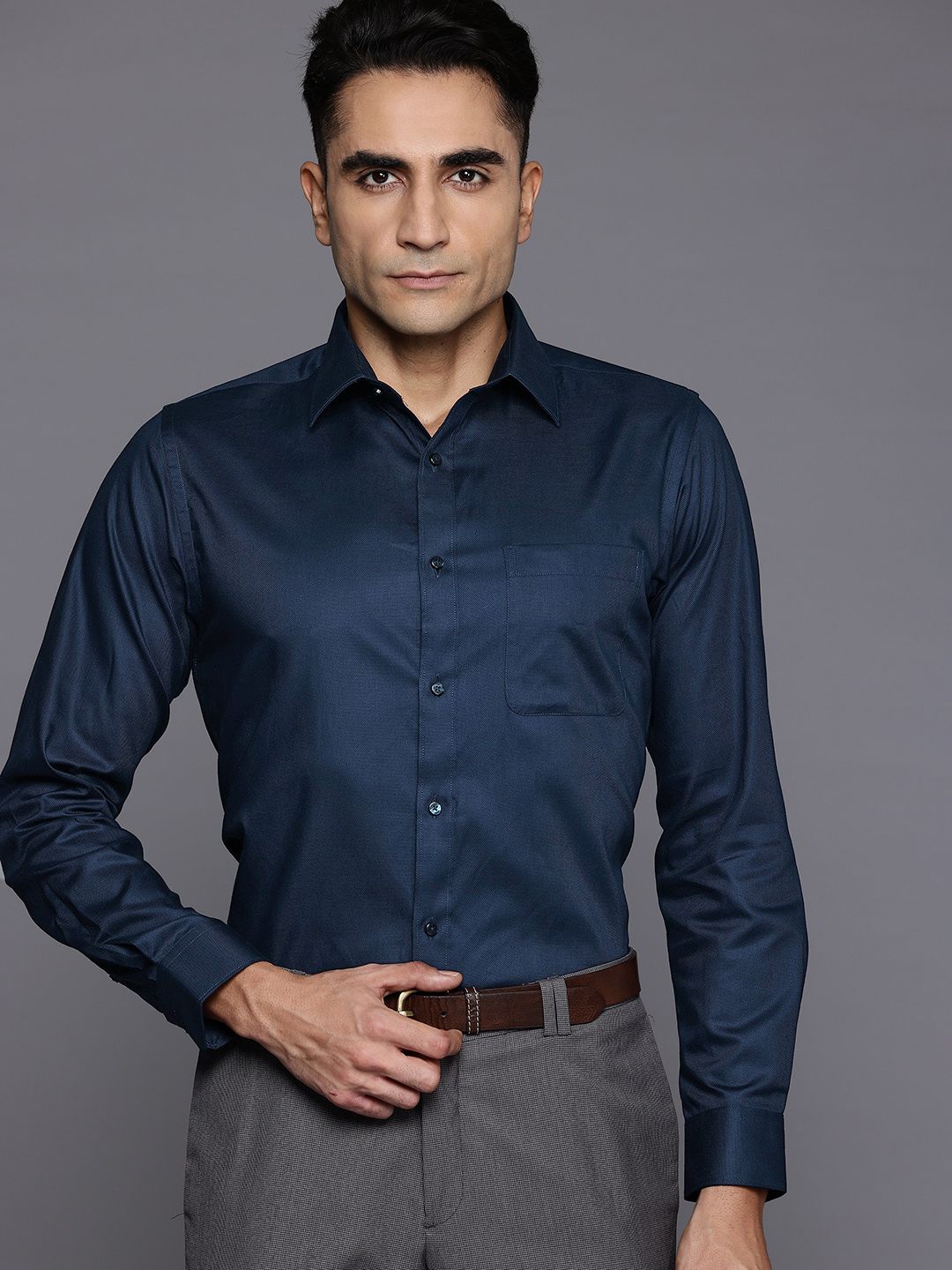 Raymond Pure Cotton Slim Fit Formal Shirt