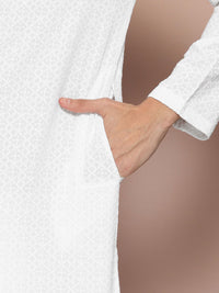See Designs Men Embroidered Chikankari Kurta with Pyjamas
