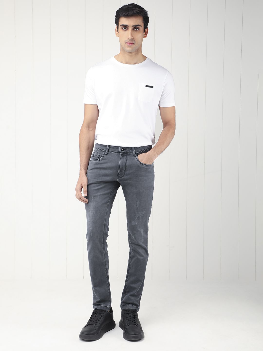 RARE RABBIT Men Velles Slim Fit Cotton Jeans