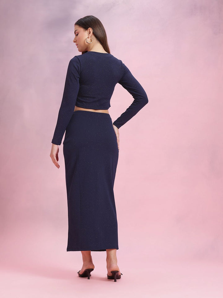DressBerry Shimmer Detail Party Co-Ord Set