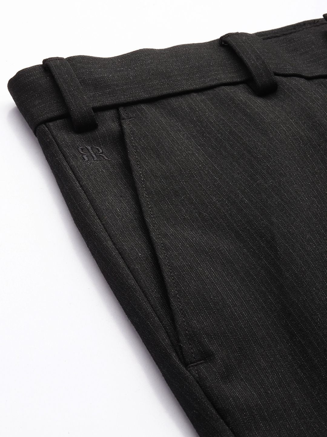 Raymond Men Striped Slim Fit Trousers