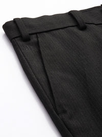 Raymond Men Striped Slim Fit Trousers