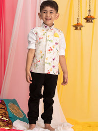 VASTRAMAY Boys Printed Nehru Jackets