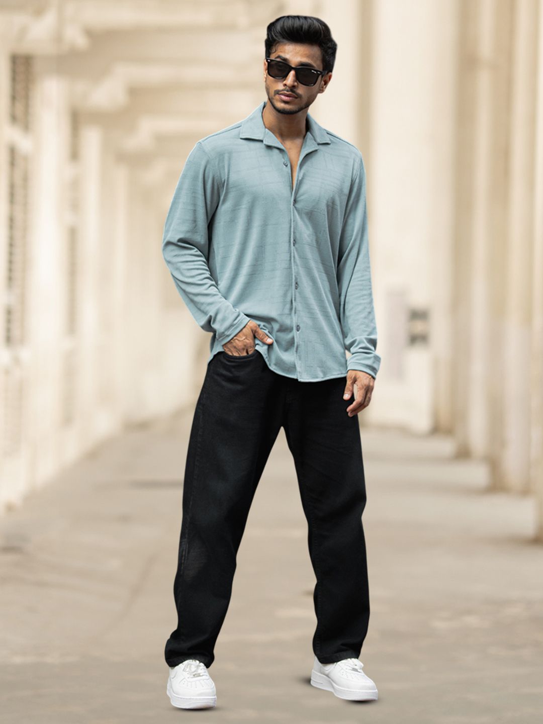 Powerlook Men Opaque Casual Shirt