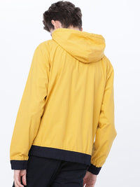 HIGHLANDER Men Mustard Striped Bomber