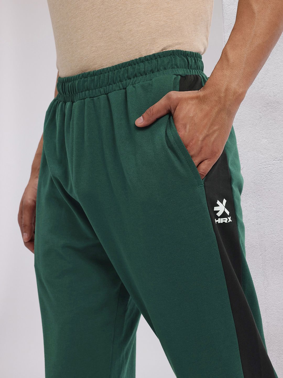 HRX by Hrithik Roshan Men Side Stripe Lifestyle Track pants