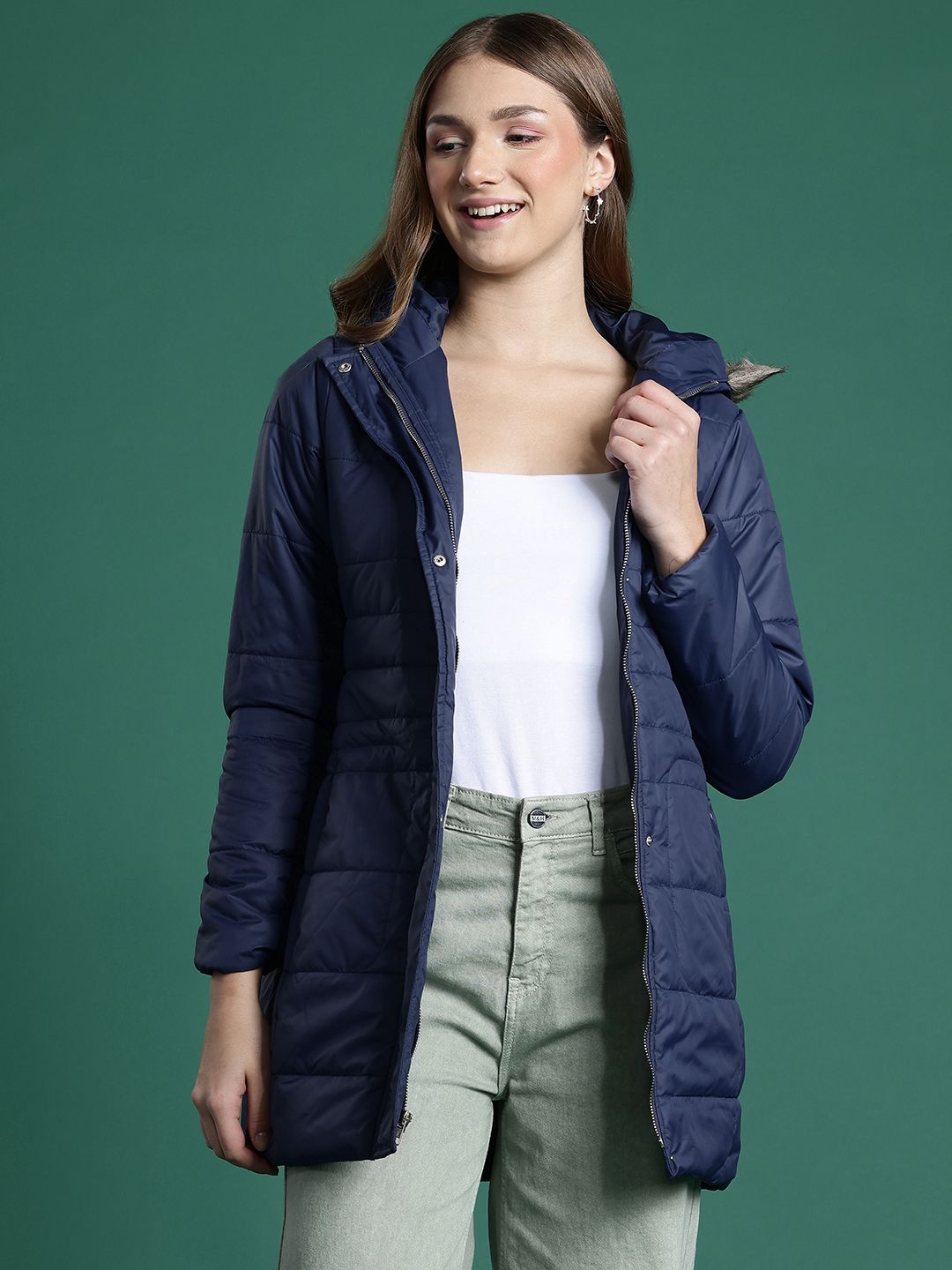 DressBerry Hooded Quilted Jacket