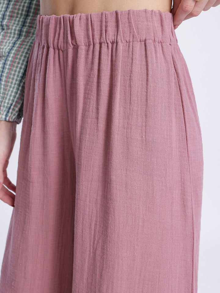 DressBerry Women Feminine Essence Trousers with Bow-Detail