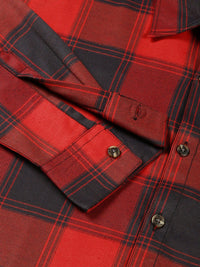 Thomas Scott Classic Opaque Checked Cotton Casual Shirt