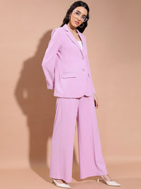 Tokyo Talkies Classic Blazer With Straight Pant Co-Ords