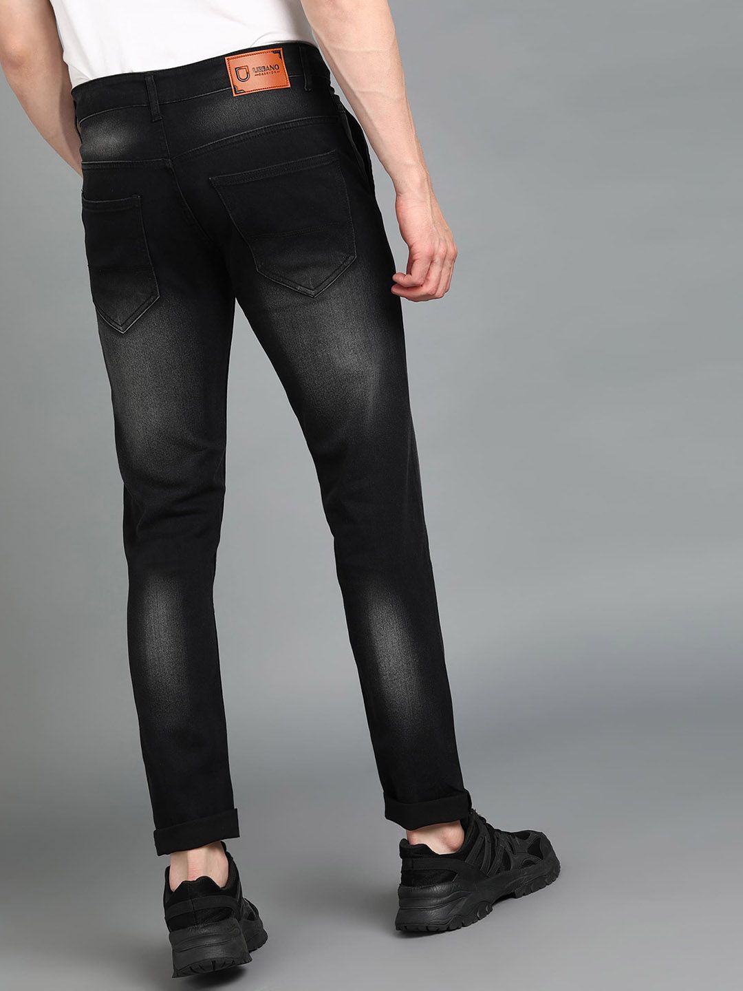 Urbano Fashion Men Slim Fit Light Fade Stretchable Jeans