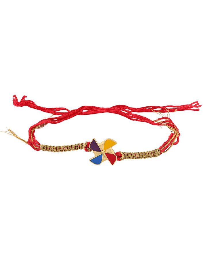 Voylla Nostalgic Pinwheel Design Thread Rakhi