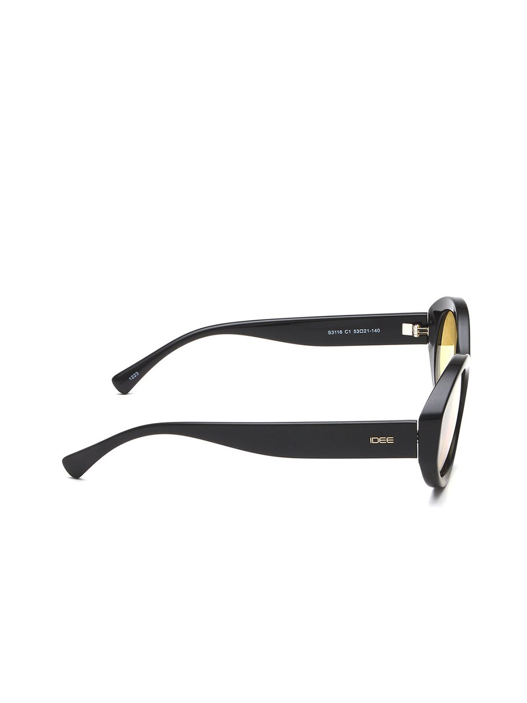 Idee Wanita Cermin mata hitam bujur dengan lensa lensa UV IDS3116C1SG