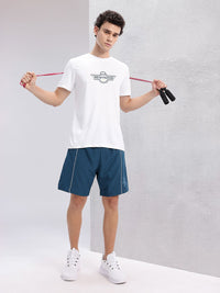 HRX by Hrithik Roshan Men Brand Logo Print Paneled Training Shorts