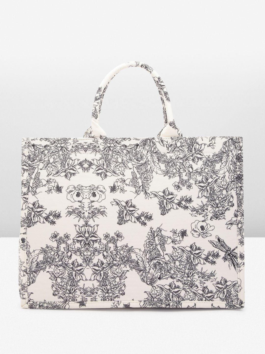 Lino Perros Floral Printed Structured Laptop Bag