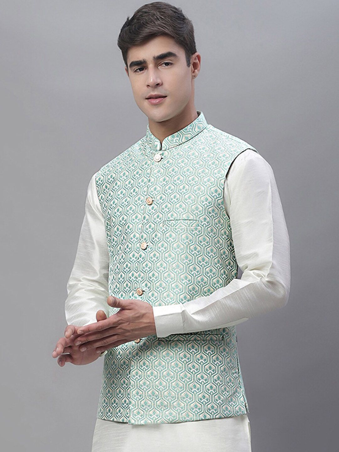 Anouk Men Woven Design Jackets
