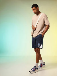 HRX by Hrithik Roshan Men Pure Cotton Brand Logo Printed Lifestyle Shorts