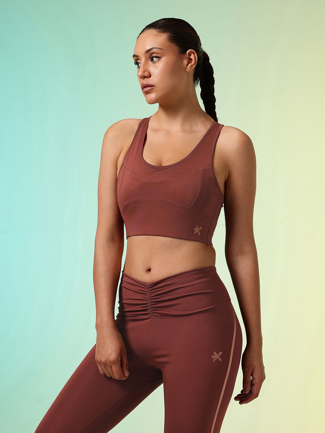 HRX by Hrithik Roshan Full Coverage Rapid-Dry Training Workout Bra HR_SS25_W_BA_KT126_03_C