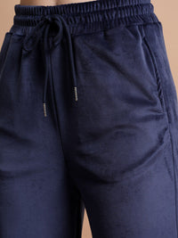 Tokyo Talkies Crop Hooded Sweatshirt & Wide Leg Trousers