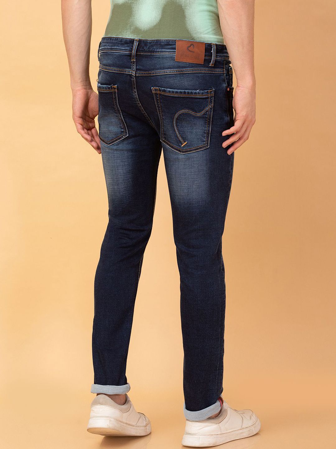 Being Human Men Slim Fit Heavy Fade Jeans