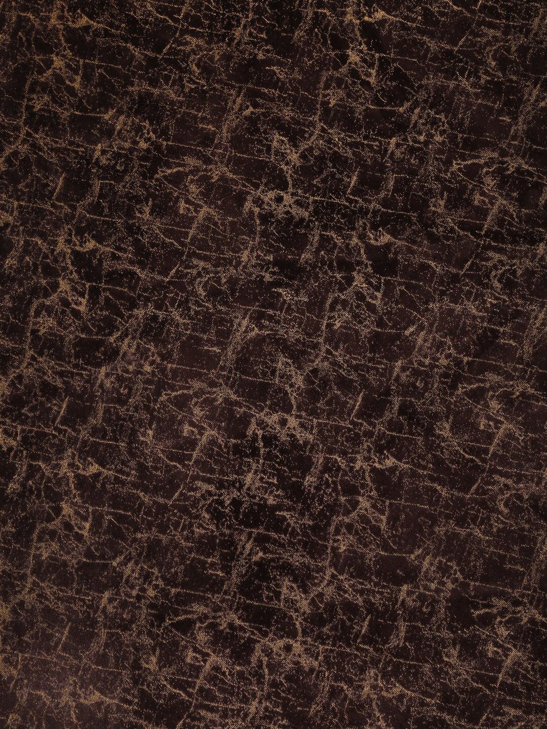 Cortina Brown Set of 2 Abstract Room Darkening Velvet Window Curtains