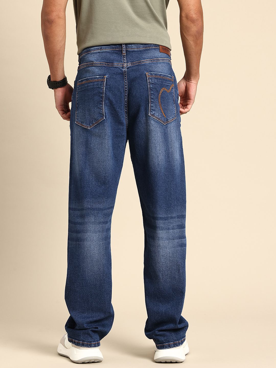 Being Human Men Radon Anti Fit Light Fade Printed Stretchable Jeans